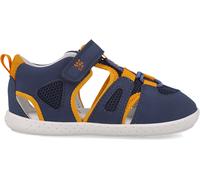 Sandalia respetuosa para chico Garvalin 252336 Soft Rejilla AZUL_NARANJA_A056 21