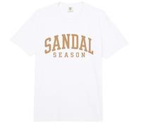 Sandalia Temporada Zapato Amante Tan Verano Vacaciones Retro Gráfico Comfort Colors Adult Heavyweight T-Shirt
