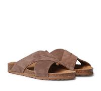 Sandalia tipo BIO de hombre con tiras cruzadas - GOL-QT - Taupe, 41 EU