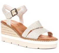 Sandalia Toms Darya Wedge Con Suela De Eva Para Mujeres En Natural EU37-41