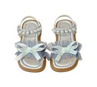 Sandalias 31 Malla Suave Princesa Zapatos Sandalias Botas de Nieve 24, azul, 33.5 EU Estrecho