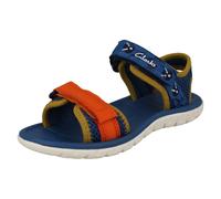 Sandalias Ajustables Detalladas Con Patrón Para Niños Clarks - Surfing Tide