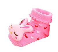Sandalias Barefoot Bebe-NiñOs Bebé Infantil Calcetines Antideslizante EstereoscóPico NiñAs 3D Piso De Dibujos Animados Zapatos De Bebé