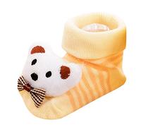 Sandalias Barefoot Bebe-NiñOs Bebé Infantil Calcetines Antideslizante EstereoscóPico NiñAs 3D Piso De Dibujos Animados Zapatos De Bebé