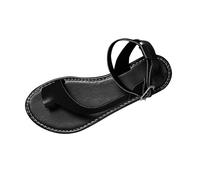 Sandalias Barefoot Mujer Ofertas,Sandalias Planas Mujer con Tiras y Ajustable Cierre de Hebilla Minimalismo Versátil Punta Abierta Sandals Elegante y Cómoda Zapatos Casual Chanclas de Playa Verano