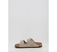 Birkenstock - Sandalias Planas Arizona Rivet Mujer Taupe - 38