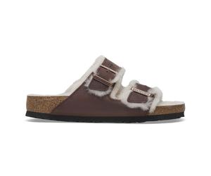 Sandalias Birkenstock Arizona Shearling Embossed Oiled Leather 39 Étroit