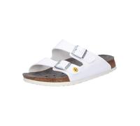 BIRKENSTOCK Arizona ESD, Zuecos Unisex Adulto, Blanco, 42 EU