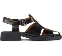 Camper Dana K201489, Sandalia Plana Mujer, Negro 001, 37 EU