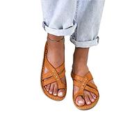 Sandalias casuales con punta de clip de cuña, suela de plataforma para mujer Sandalias de corrección de pie de dedo gordo suave casual, para corrector de juanete ortopédico Sandalias de verano