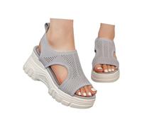 Sandalias casuales de verano, transpirables, de malla, sin cordones, para caminar y disfrutar de la comodidad al libre. Toque Natural para Cada Paso