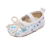Sandalias casuales para bebé de primavera con suela suave para niños pequeños, cómodas sandalias casuales para aprender a andar para niñas, Blanco, 19 EU