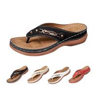 Sandalias casuales para mujer, puntera abierta, para yoga, cómodas, modernas, para caminar, con soporte de arco para fascitis plantar, para interiores y exteriores para verano, Black, 37.5 EU