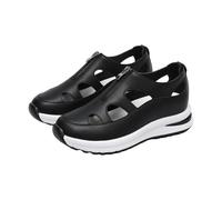 Sandalias Cerradas Mujer Verano Casual Transpirables Zapatos Cuña Ligero Cuero Running Cómodas Sandalia Vestir Elegantes Fiesta Trabajo y vestir Antideslizantes Senderismo Comodos Ortopedicas