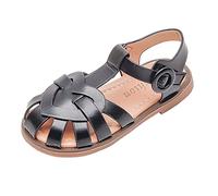 Sandalias Cerradas Niñas - Sandalias de Verano Zapatos para Niños Pequeños Zapatos de Aprendizaje a Caminar Suelas Suave Zapatos Casuales Antideslizantes Zapatos Individuales Elegantes Zapatos de