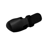 Sandalias Cerradas Plataforma Mujer Negro Cuero Zapatillas Cuero Con Plantilla Zapatos De Mujer Arco Soporte Ortopédico Zapatos Resistente al Desgaste Zapatos de Verano Antideslizante Chanclas Toe