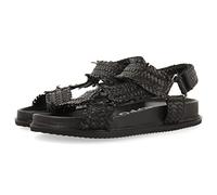 Sandalias color cuero tipo bio con tiras trenzadas para mujer lassance