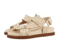 Sandalias color cuero tipo bio con tiras trenzadas para mujer lassance