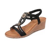 Sandalias Comodas Mujer Sandalias Mujer Plataforma Confort Sandalia Plana Con Verano Tiras Yute Negras Sapatos Homem Planas Talla 35 Para Elegante Plateadas 36 De Elegantes Marron Cuña Fascitis