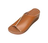 Sandalias Cómodas Mujer Sandalias Mujer Plataforma Tacon Calzado Confort De Verano Planas Juveniles Cuñas Doradas Mulher Mocasines Plateadas Elegantes Viaje Zapatillas Esparto Hombre 42 Negras