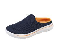 Sandalias cómodas para hombre para caminar - Sandalia de hombre de verano casual zapatillas de viaje descansantes moda ligera antideslizante zapatillas de goma unisex transpirables suave malla