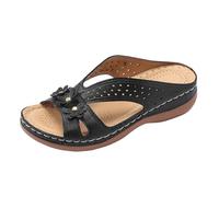 Sandalias Cómodas Para Mujer Con Soporte Del Arco Sandalia Mujer Sandalias Hombre Cuero Caminar Senderismo Cerrado Verano Al Aire Libre Zapatos Deportivos Playa De Agua Closed-Toe Gris, Le Noir, 42 EU