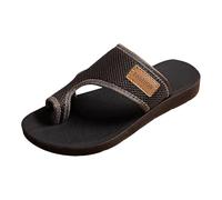Sandalias Cómodas Para Mujer Con Soporte Del Arco Zapato Playa Mujer Sandalias Mujeres Planas Moda Verano Bohemia Rhinestone Flores Cuero Pu Chanclas Cómodo Punta Abierta Para Niñas Tamaño, marrón, 42
