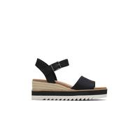 Sandalias con cuña de mujer Diana negro 39