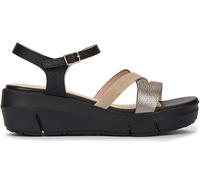 Sandalias con cuña WONDERS Flynn 83 D-8283 PLOMO_NEGRO 41