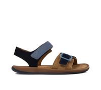CAMPER Twins - Sandals for Girls - Blue,Brown, size 32, Suede