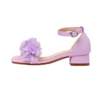 Sandalias Conguitos Niña, Sandalias Niño Playa De Verano con Tacón Medio Cuadrado Y Estampado Floral Calzado Elegante E Informal