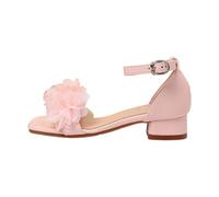 Sandalias Conguitos Niña, Sandalias Niño Playa De Verano con Tacón Medio Cuadrado Y Estampado Floral Calzado Elegante E Informal