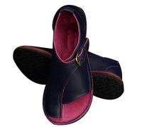 Sandalias correctoras de huesos del dedo gordo del pie, cómodas sandalias correctoras de dedos de los pies para mujeres, para aliviar el dolor Síntomas de juanetes Hallux Valgus ( Color : Dark blue ,