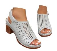 Sandalias Cuña para Mujer Verano Comodas Zapatos Plataforma para Pies Tacon Cómodos Casual Retro Wedge Elegante Bohemia Zapatillas de Playa con Puntera Abierta Sandalias de Vestir Trekking Negras