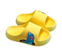 Sandalias de agua Cratoon para niña, antideslizantes, sandalias de baño, trineo para bebé, 1 año, amarillo, 27 Little Kid