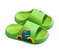 Sandalias de agua Cratoon para niña, antideslizantes, sandalias de baño, trineo para bebé, 1 año, verde, 28.5 Little Kid