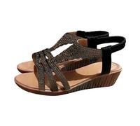 Sandalias de ajuste ancho para mujer, cómodas, con soporte de arco, sandalias de cuero para mujer, transpirables, ortopédicas, estilo Birkenstock, estilo casual, plataforma de gladiador, sandalias