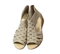 Sandalias de ajuste ancho para mujer, cómodas, con soporte de arco, sandalias de cuero para mujer, transpirables, ortopédicas, estilo Birkenstock, estilo casual, plataforma de gladiador, sandalias