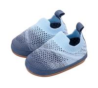 Sandalias de bebé Primavera Zapatos para niños Suela de goma Malla Antideslizante Transpirable Zapatos de Bebé y Niñas Zapatos de Bebé Antideslizantes Sandalias Casual Zapatos Mocasines 27, azul