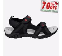 Sandalias De Caminata Casual Para Hombre Hi-Tec Crater Negras