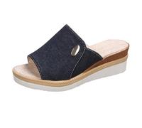 Sandalias de comercio exterior con pantuflas para mujer de Nueva Europa y los Estados y los Estados Unidos, parte inferior gruesa con las sandalias casuales de playa con boca de pez, sandalias cortas