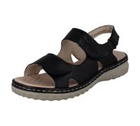 Rieker Sandalias clásicas de las mujeres 60462, sandalias de las mujeres, Negro 00., 38 EU Estrecho