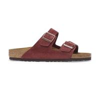Birkenstock Sandalias Arizona de ante burdeos para hombre y mujer, burdeos, 39 EU