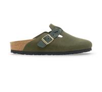Sandalias de cuero ante trenzadas para mujer Birkenstock Boston 37 Étroit