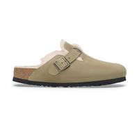 Sandalias de cuero ante y pelo ajuste regular Birkenstock Boston Shearling 36