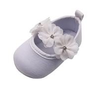 Sandalias De Cuero Para Recién Nacidos - Zapatos para Aprender a Andar Diseño Floral Zapatos para Niños Pequeños Zapatos Planos Transpirables Zapatillas Cómodas Zapatillas Casuales Ligeras Suela
