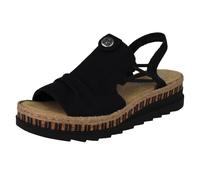 Sandalias De Cuña Cerradas Con Tira Elástica Rieker Para Dama - V7972