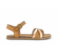 Sandalias De Cuña Con Hebilla Strappy Vegan Monti-B Para Mujer En Marrón Claro
