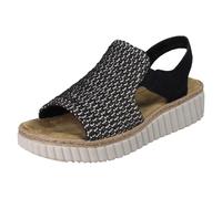 Sandalias De Cuña De Verano Elásticas Extra Anchas Para Damas - 69276