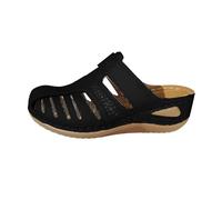 Sandalias de cuña para mujer 2025, sandalias de punta cerrada, cómodas sandalias de verano para caminar, sandalias ortopédicas transpirables para mujer, sandalias de plataforma con soporte de arco